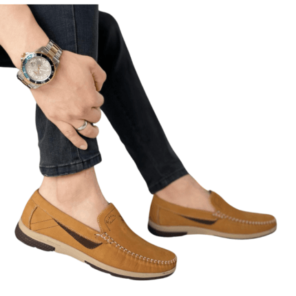 Zapatos mocasines cuero-hombre